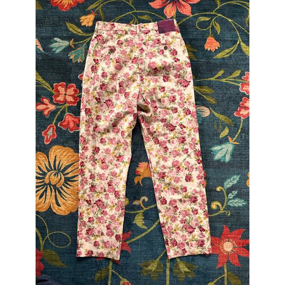 Teddy Fresh Pleated Floral Trouser Jeans Size 29 - Picture 3 of 8